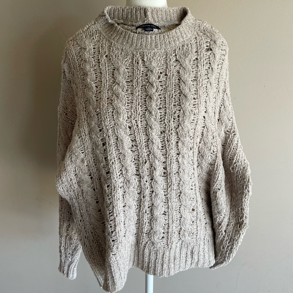Women's American Eagle Chenille Sweater - Sz. L